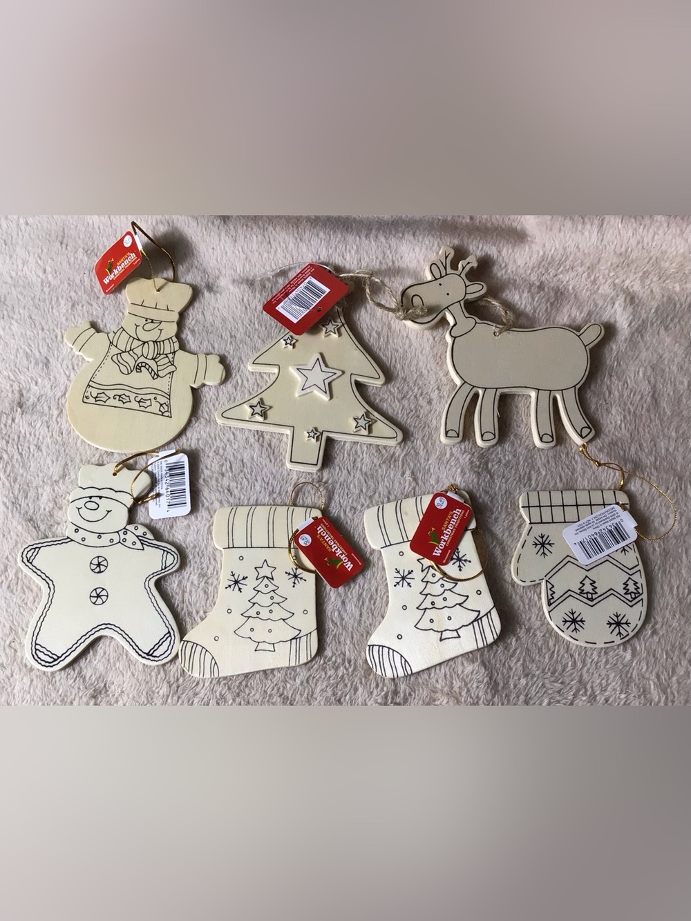 Holiday Wooden Ornaments